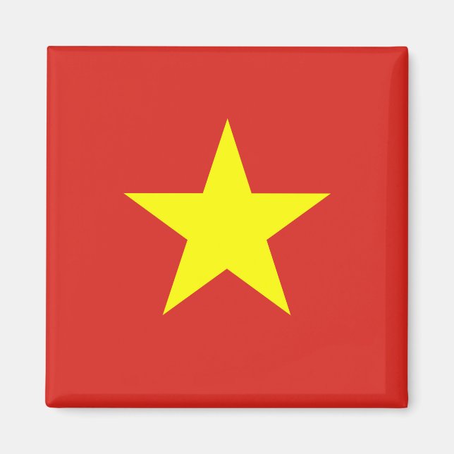 vietnamesische Flagge Magnet (Vorne)