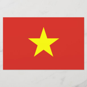 vietnamesische Flagge (Vietnam) Briefpapier