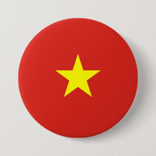 vietnamesische Flagge (Vietnam) Button