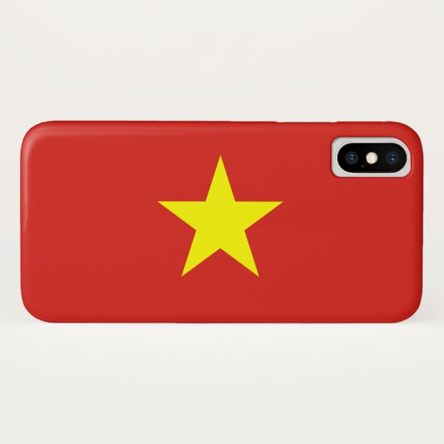 vietnamesische Flagge (Vietnam) Case-Mate iPhone Hülle (Rückseite (Horizontal))