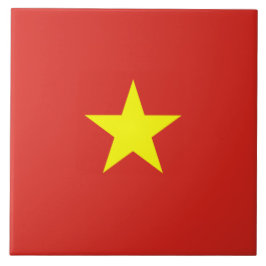 vietnamesische Flagge (Vietnam) Fliese