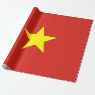vietnamesische Flagge (Vietnam) Geschenkpapier