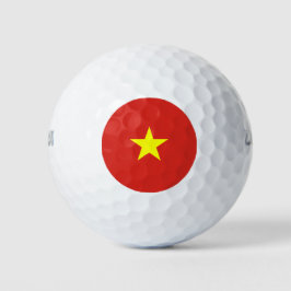 vietnamesische Flagge (Vietnam) Golfball