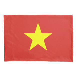 vietnamesische Flagge (Vietnam) Kissenbezug