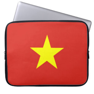 vietnamesische Flagge (Vietnam) Laptopschutzhülle