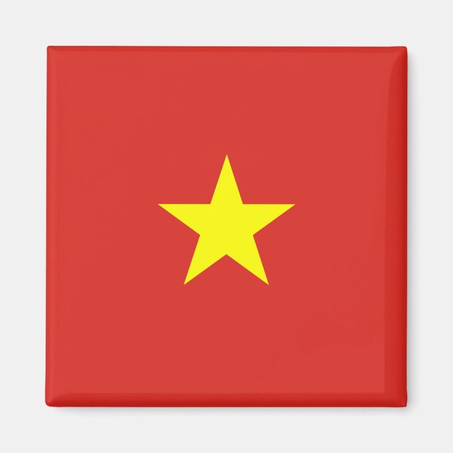 vietnamesische Flagge (Vietnam) Magnet (Vorne)