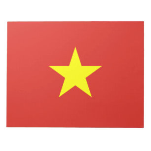 Vietnamesische Flagge (Vietnam) Notizblock