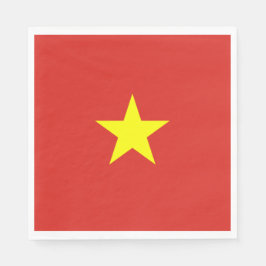 vietnamesische Flagge (Vietnam) Serviette