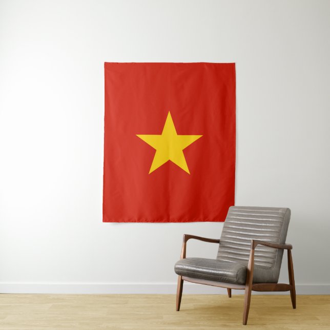 Vietnamesische Flagge Wandteppich (Beispiel)