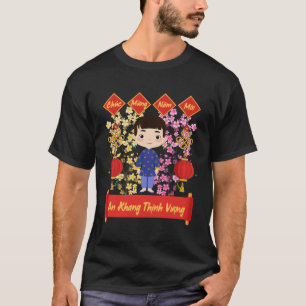 Vietnamesische Neujahrsdekorationen Tet 2023 Chuc T-Shirt