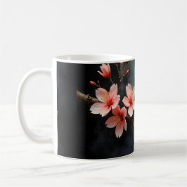 Vietnamesische Pfirsichblüten-Kunst Kaffeetasse