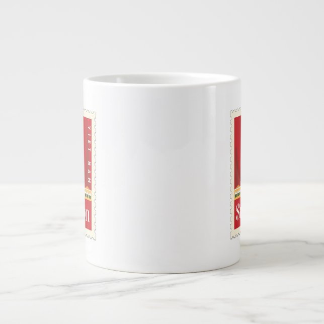 Vietnamesische Saigon-Siegel-bedruckte Tasse (Vorderseite)