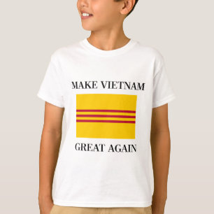 Vietnamesische Südflagge - machen Sie Vietnam gro T-Shirt