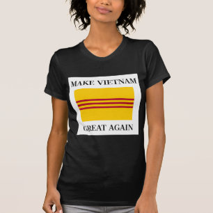 Vietnamesische Südflagge - machen Sie Vietnam gro T-Shirt