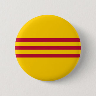 Vietnamesische Südflagge - Vietnam Cờ vàng Ba sọc Button