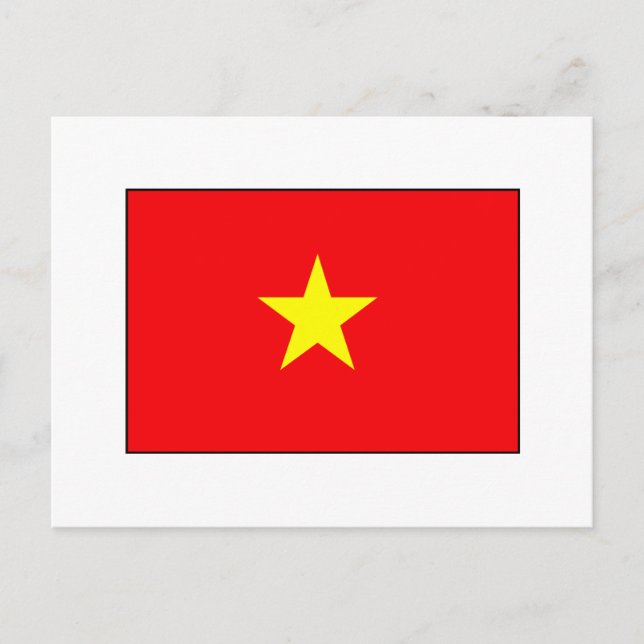 vietnamesische T - Shirt und Geschenke Postkarte (Vorderseite)