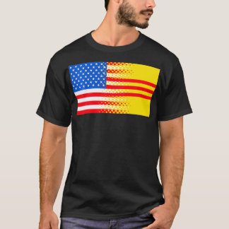 Vietnamesischer Amerikaner Südvietnam Flag Geschen T-Shirt