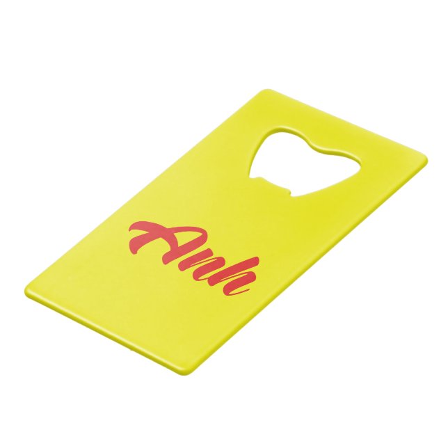 Vietnamesischer Bruder - Anh ~ TietDeskVietLanguag Geldbeutel Flaschenöffner (Vorderseite Schrägansicht)