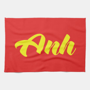 Vietnamesischer Bruder - Anh ~ TietDeskVietLanguag Handtuch