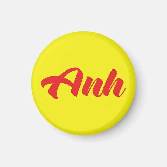 Vietnamesischer Bruder - Anh ~ TietDeskVietLanguag Magnet (Vorne)