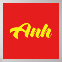 Vietnamesischer Bruder - Anh ~ TietDeskVietLanguag