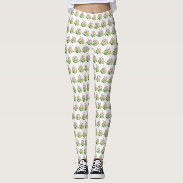 Vietnamesischer Food Chicken Noodle Pho Soup Feins Leggings (Vorderseite)