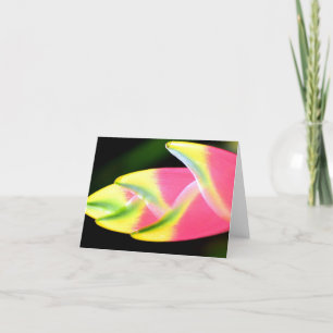 Vietnamesischer Heliconia Jeder Anlass Notecard Dankeskarte