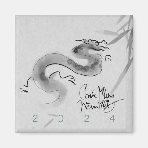 Vietnamesischer Originaldrache Jahr 2024 SqM Magnet