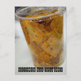 Vietnamesischer Rice Paper Snack Postkarte