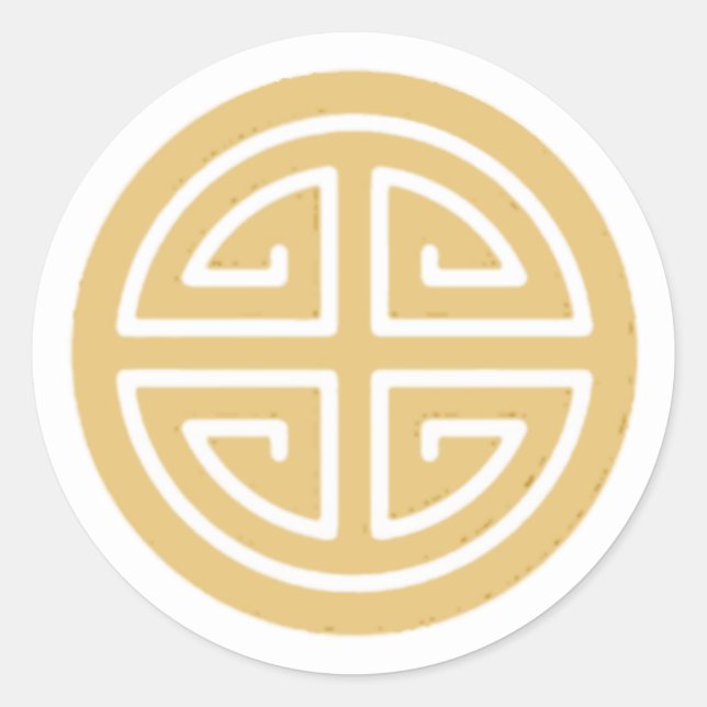 Vietnamesischer Sticker für den Gold-Wohlstand  (Vorderseite)