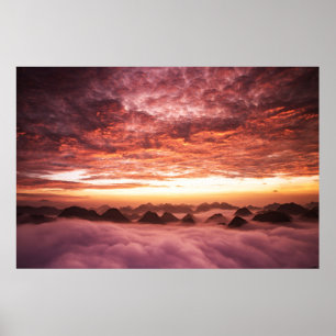 Vietnamesischer Sunset Poster