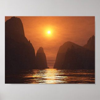 Vietnamesischer Sunset Poster