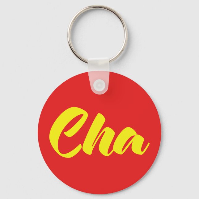 Vietnamesischer Vater - Cha ~ TietetVivimont Langu Schlüsselanhänger (Vorderseite)