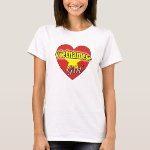 Vietnamesisches Mädchen T-Shirt
