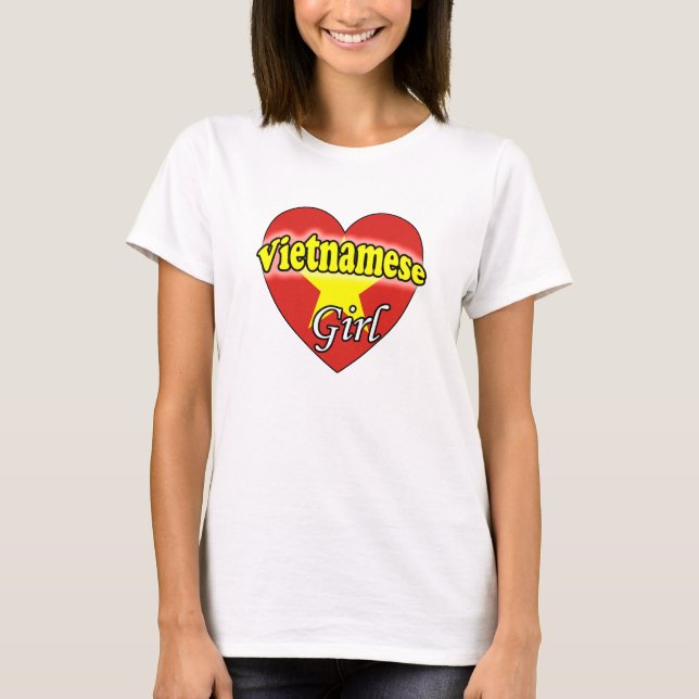 vietnamesisches Mädchen T-Shirt (Vorderseite)