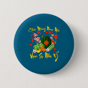 Vietnamesisches Neujahrsfest Chuc Mung Nam Moi Van Button