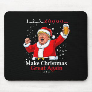 Vietnamesisches Weihnachtsbäer-Party Trump Christm Mousepad