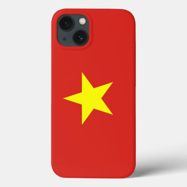 Vietnamflagge Case-Mate iPhone Hülle (Rückseite)