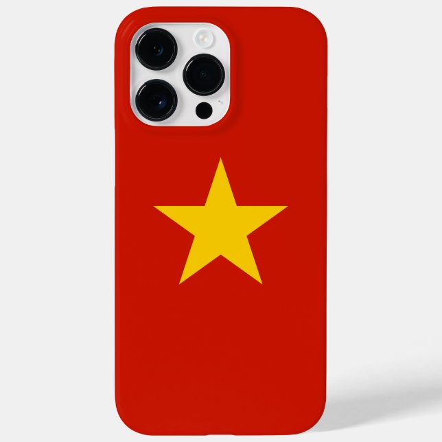 Vietnamflagge Case-Mate iPhone Hülle (Rückseite)