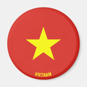 Vietnamflagge Charming Patriotic Magnet