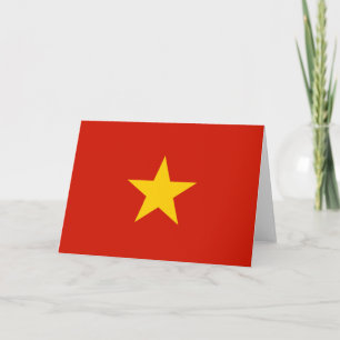 Vietnamflagge Dankeskarte
