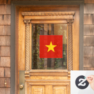 Vietnamflagge Fensteraufkleber