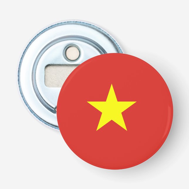 Vietnamflagge Flaschenöffner (Vorderseite)