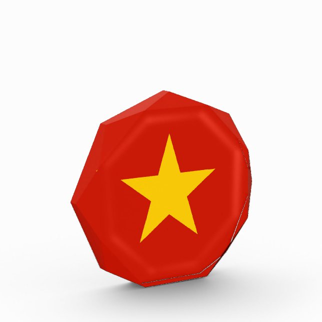Vietnamflagge Fotoblock (Links)