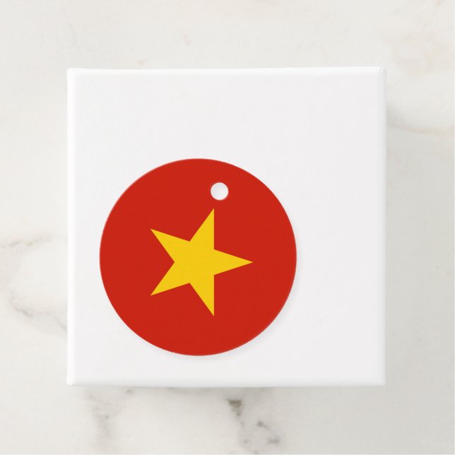 Vietnamflagge Geschenkanhänger (Beispiel)