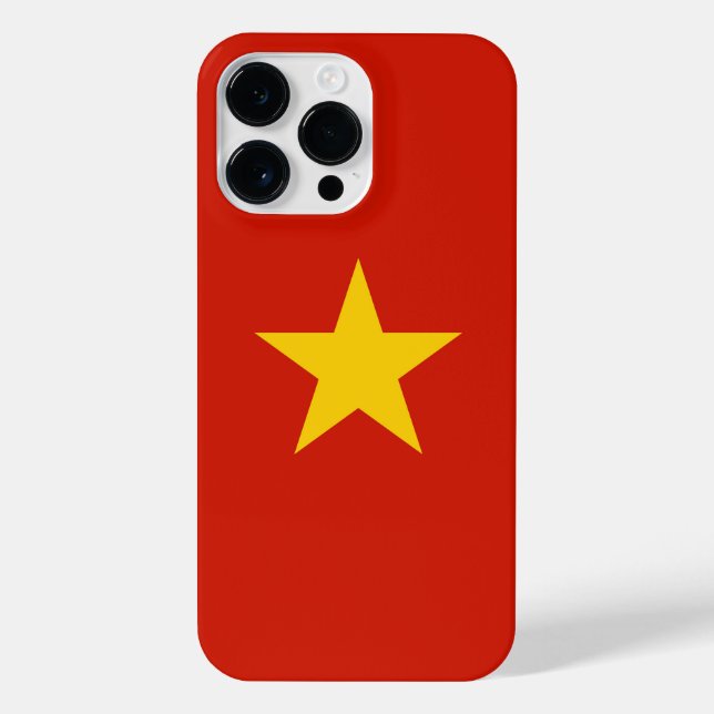 Vietnamflagge iPhone Hülle (Rückseite)