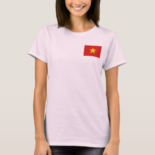 Vietnamflagge + Karte T - Shirt