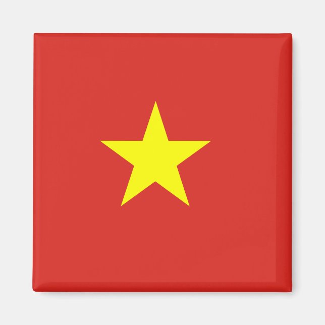 Vietnamflagge Magnet (Vorne)