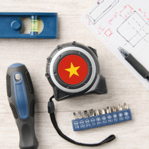 Vietnamflagge Maßband