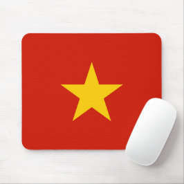 Vietnamflagge Mousepad